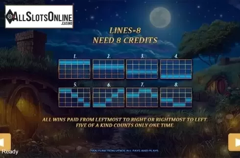 Paytable 3. Irish Lucky Land from PlayStar