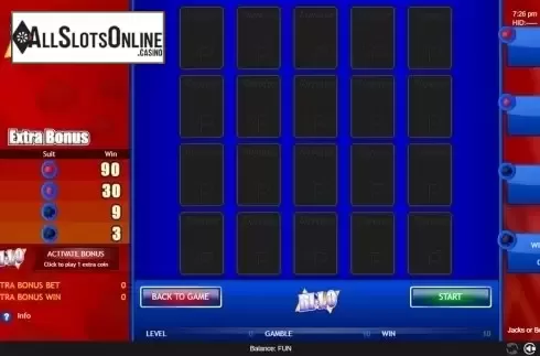 Hi-Lo screen. Jacks or Better (Espresso Games) from Espresso Games