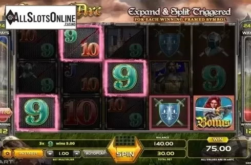 Win screen 2. Joan of Arc (GameArt) from GameArt