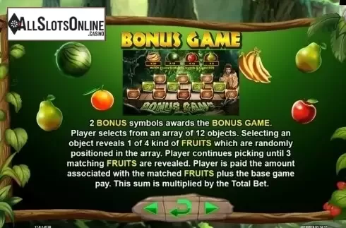 Paytable 3. Jungle King (Spadegaming) from Spadegaming