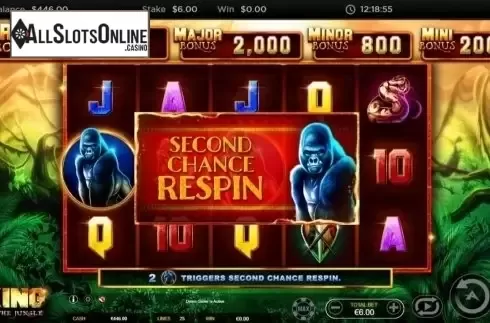 Respins. King of the Jungle (Ainsworth) from Ainsworth