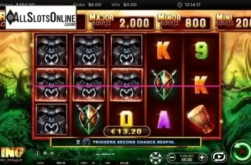 Win Screen 1. King of the Jungle (Ainsworth) from Ainsworth