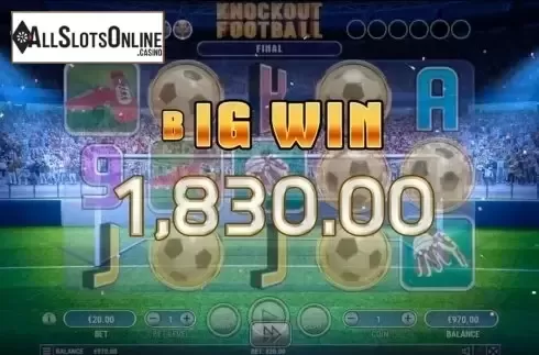 Big win. Knockout Football from Habanero