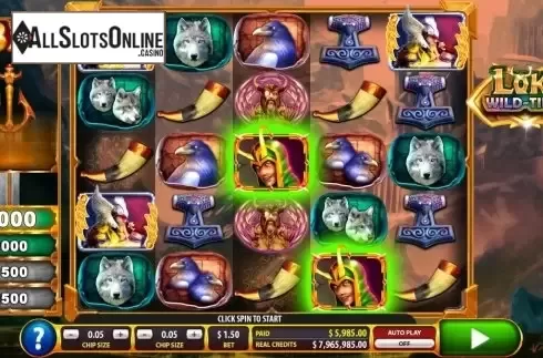 Win screen 2. Loki Wild Tiles (2BY2 Gaming) from 2by2 Gaming