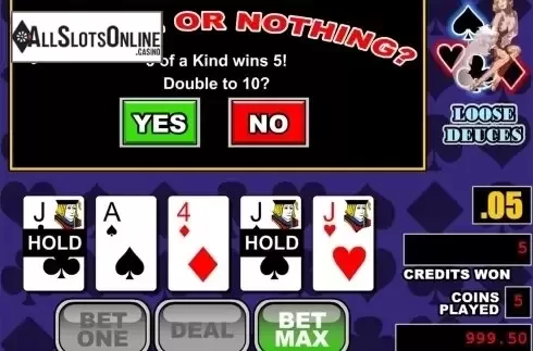 Game workflow 2. Loose Deuces from RTG