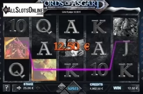 Win Screen. Lords of Asgard from GAMING1