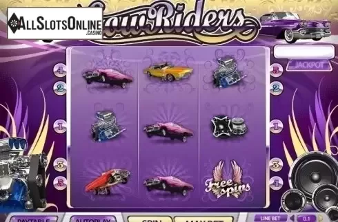 Reel Screen. Low Riders from XIN Gaming