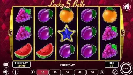 Lucky 5 Bells slot screenshot 1