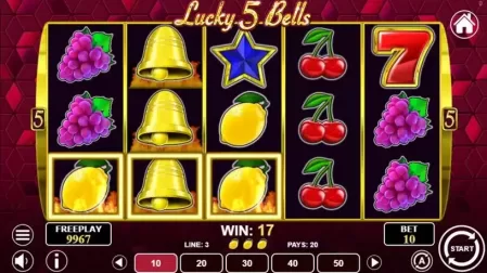 Lucky 5 Bells slot screenshot 3