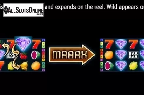 Paytable 4. Maaax Diamonds GDN from Gamomat