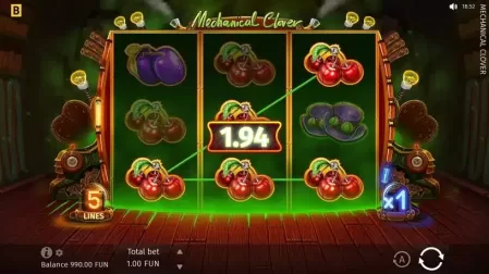 Mechanical Clover slot screenshot 2
