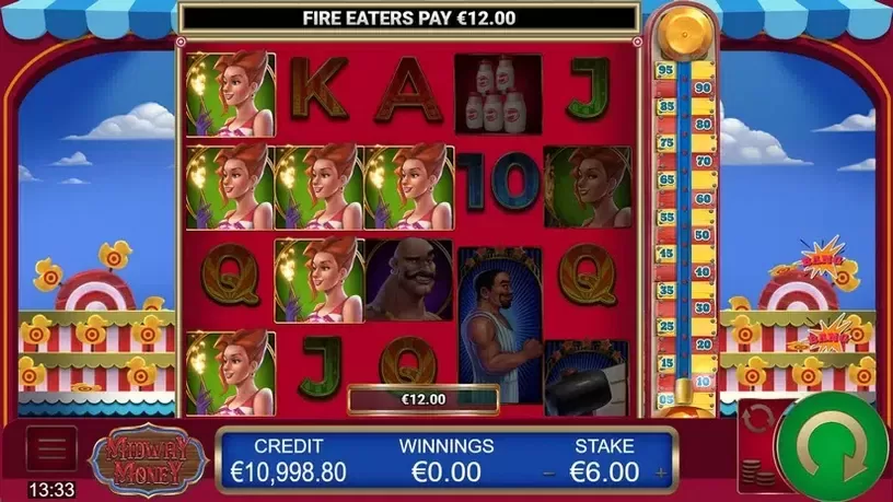Midway Money slot screenshot 2