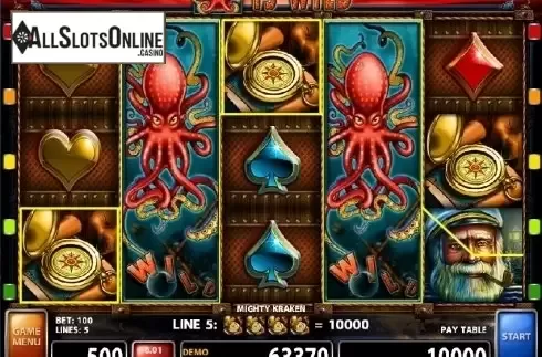 Screen 4. Mighty Kraken from Casino Technology