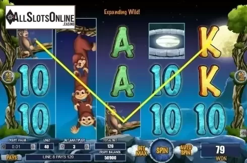 Win Screen 2. Monkey and the Moon from TOP TREND GAMING