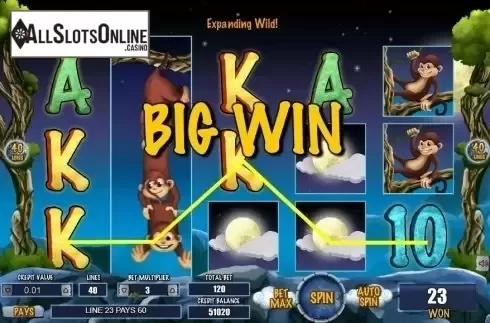 Win Screen . Monkey and the Moon from TOP TREND GAMING