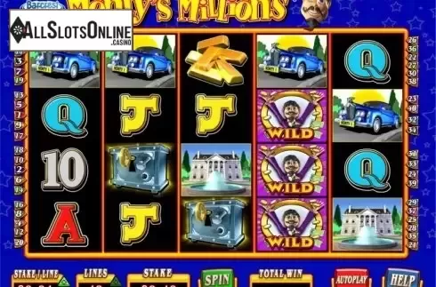 Screen 2. Monty's Millions from Barcrest