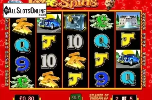 Screen 1. Monty's Millions from Barcrest