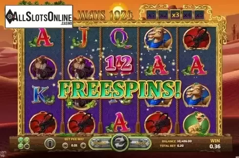 Free Spin Win Screen