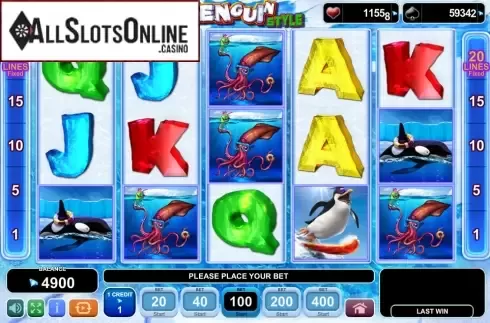 Screen7. Penguin Style from EGT