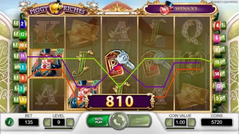 Piggy Riches slot screenshot 3