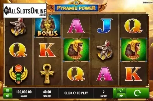 Reels screen. Pyramid Power from Playreels