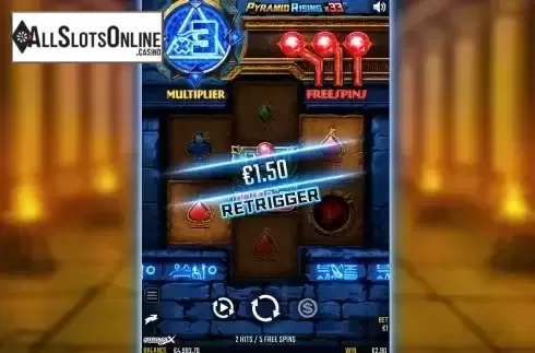 Free Spins Gameplay Screen 2