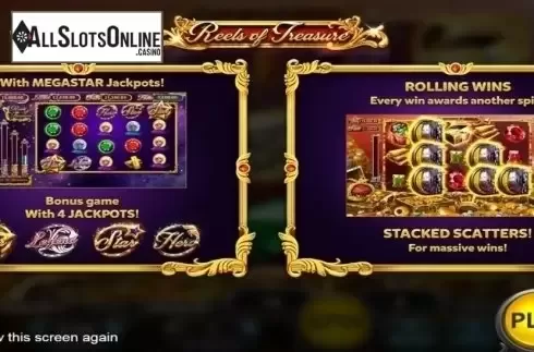 Intro. Reels of Treasure from Nucleus Gaming