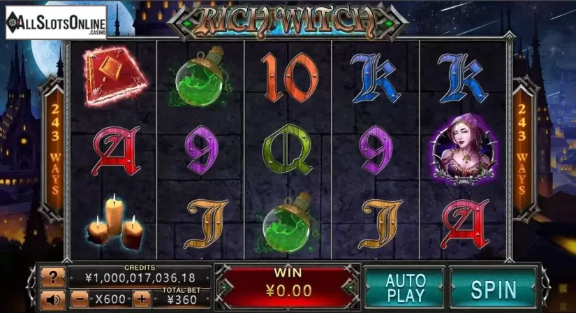 Reel Screen. Rich Witch from CQ9Gaming