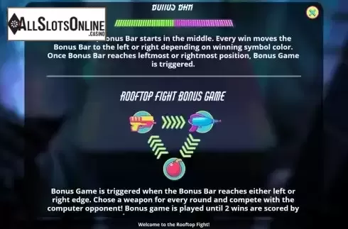 Bonus game screen