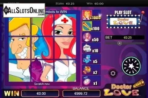 Reel screen. Scratch Dr Love from NextGen