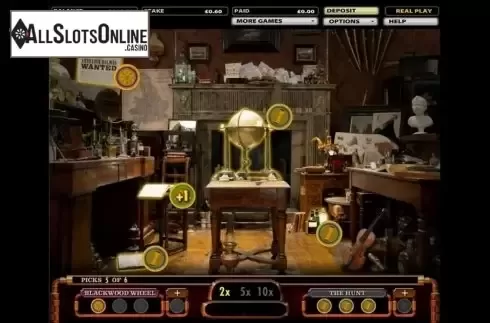 Bonus Game. Sherlock Holmes The Hunt for Blackwood Slot from IGT