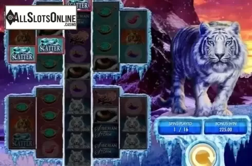Screen 4. Siberian Storm Dual Play from IGT