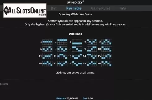 Lines. Spin Dizzy from Realistic