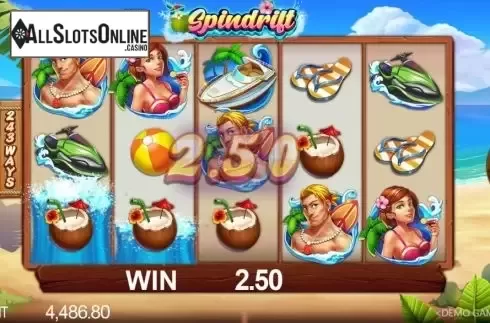 Win screen 3. Spindrift from JDB168