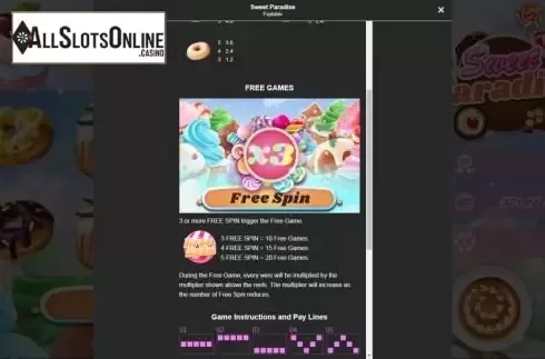 Features screen