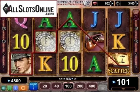 Screen8. The Secrets of London from EGT