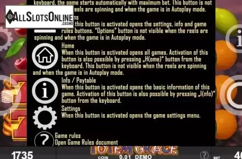 Game Rules screen 3