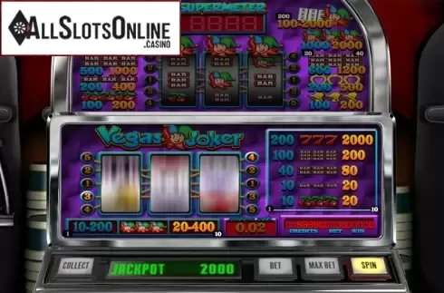 Reels. Vegas Joker from Betsoft
