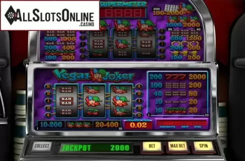 Reels. Vegas Joker from Betsoft