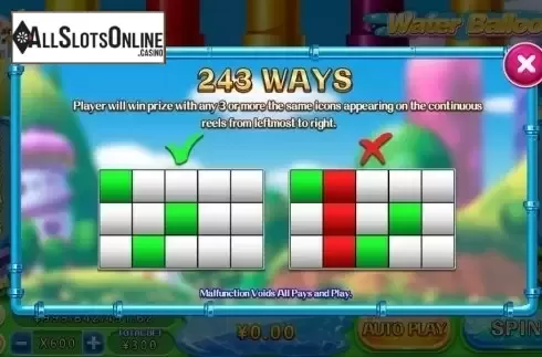 Lines. Water Balloons from CQ9Gaming