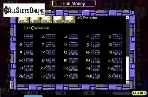 Screen3. Wizard Of Odds 100,000 from SkillOnNet