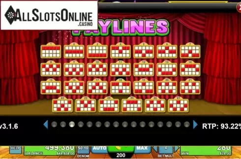 Paylines. World of Ripley's Believe it or Not from Spin Games