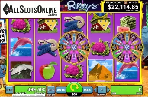 Win Screen 1. World of Ripley's Believe it or Not from Spin Games
