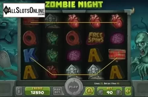 Game workflow 3. Zombie Night from X Card