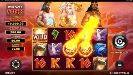Amazing Legends slot screenshot 4