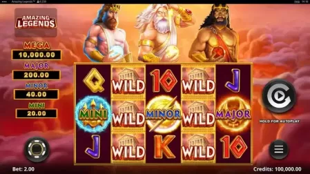 Amazing Legends slot screenshot 1