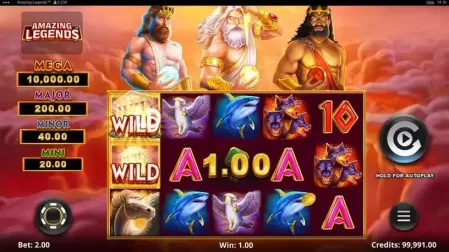 Amazing Legends slot screenshot 2