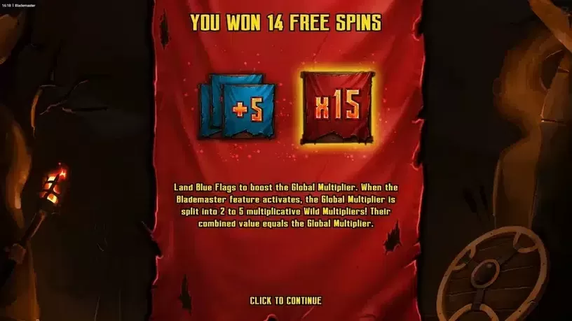 Blade Master slot screenshot 3