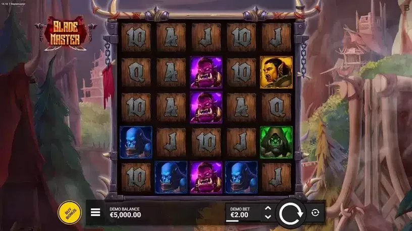 Blade Master slot screenshot 1