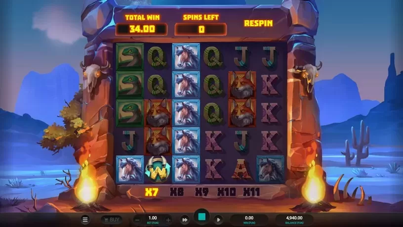 Celestial Buffalo slot screenshot 5